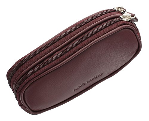 Ashlie Leather Funda de Gafas Doble de Cuero Estilo 4301_21 Morera