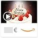 Digitaler Amazon.de Gutschein mit Animation (Geburtstagskuchen)