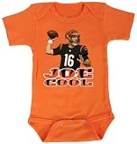 Mountee Apparel Joe Flacco Joe Cool Cincinnati Baby 1 Piece 6 MONTH Leotard