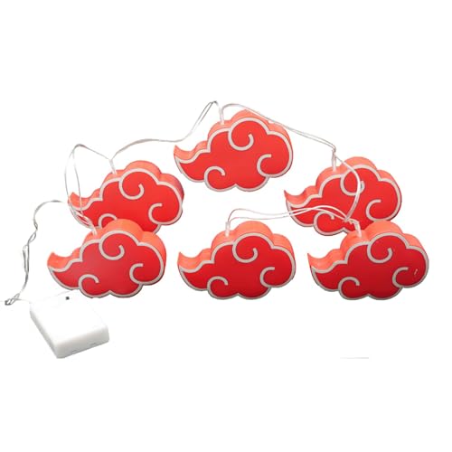 Guirnalda luminosa Naruto Shippuden Akatsuki de 200 cm para decorar tu habitación gamer