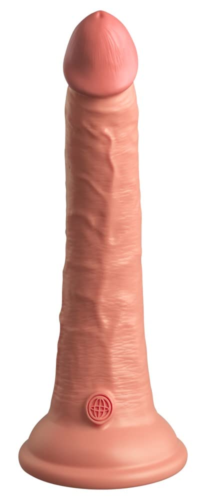 King Cock 7" Silicone Dual Density Cock, Light, 7 Zoll