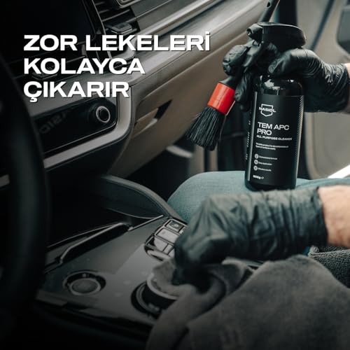 Nasiol Tem Apc Pro Araç İçi Çok Amaçlı Temizleyici-500 Gr-Koltuk,Tavan,Plastik,Döşeme,Lastik Temizleme,Detailing,Süper Güçlü Leke Çıkarıcı,Temizlik Spreyi