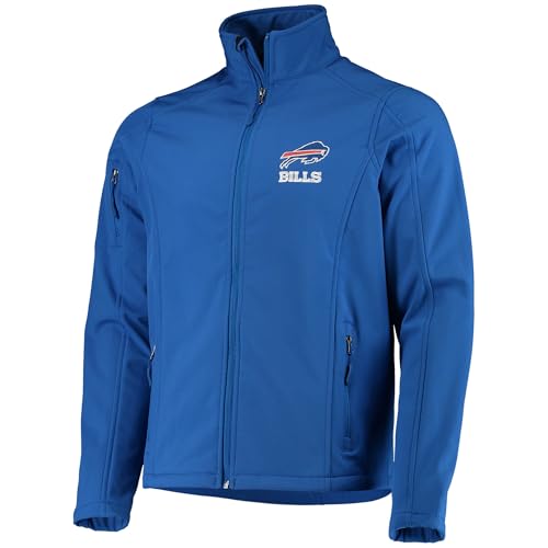 Image of Dunbrooke Men's Royal Buffalo Bills Sonoma Softshell Full-Zip Jacket