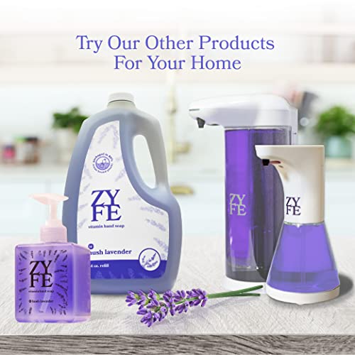 Vitamin Hand Soap | Liquid Hand Soap | Natural Plant Derived Moisturizing Handsoap With Essential Oil Fragrance Hush Lavendar | Soft Hand Wash For Kitchen & Bathroom With Pump 12Oz | Lush Soft Soap #TOP5