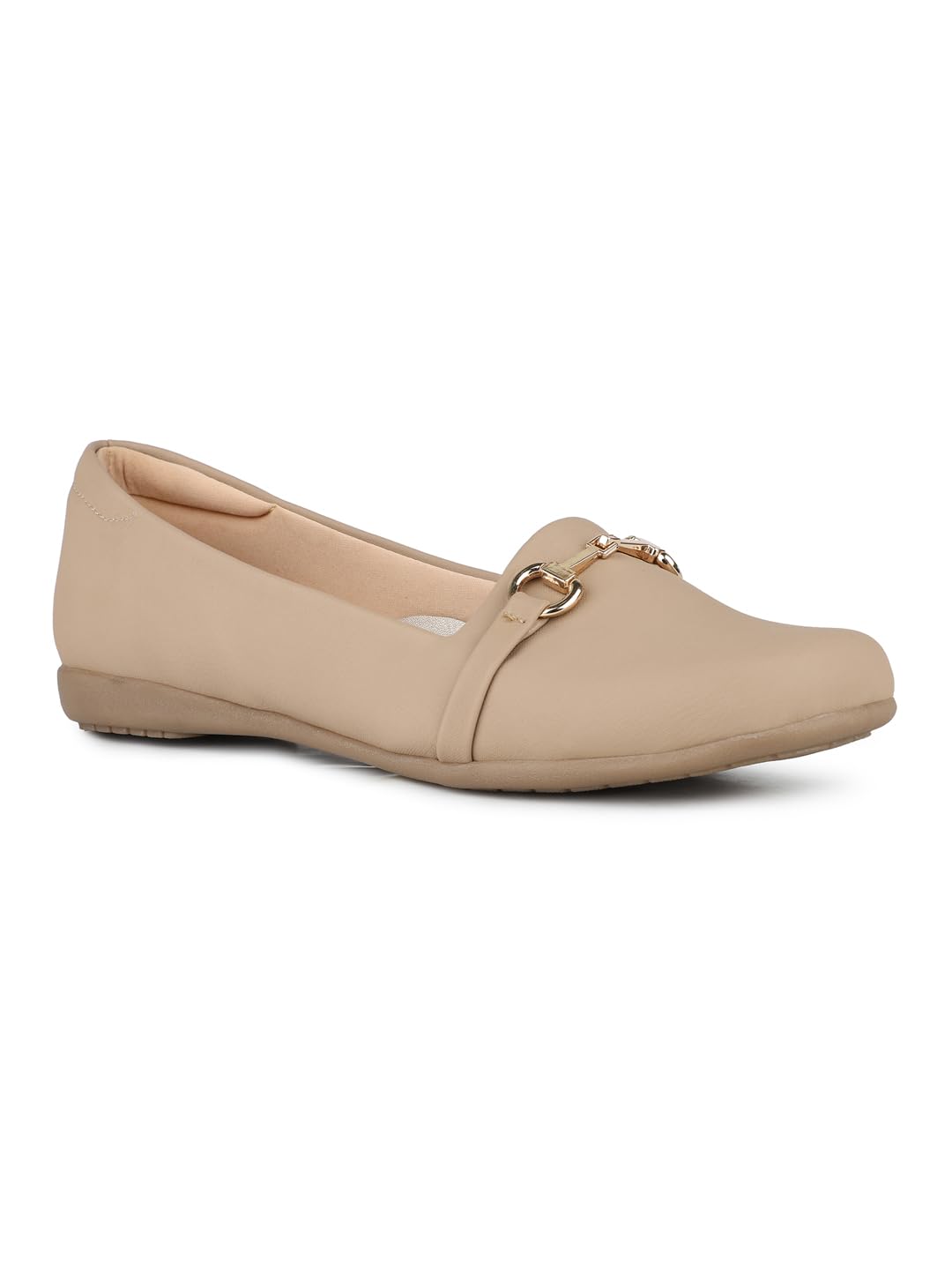 inc.5 Womens Women Beige Casual Solid Pointed Loafers Loafer-picture-22