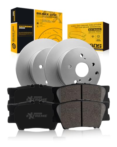 TOVASTY Rear E-Coated Brake Kit for Toyota RAV4 2006-2018