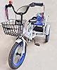 LSQXSS Cruiser Tricycle for Traveling and Shopping,3 Wheels Bicycle with Back seat,Back seat with Belt,Single Brake,Ride-on Trike with Pedals,Front and Back Baskets #4
