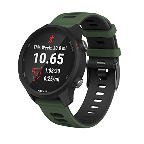 Bracelet montre silicone Garmin Forerunner 245 pour le sport