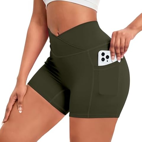 Vertvie V Cross Gym Shorts for Women Cover