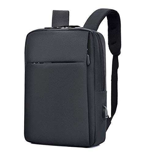 Vernijtrdy Mochila antifurto para laptop bolsa de viagem de grande capacidade masculina impermeável mochila escolar estudantil - preta