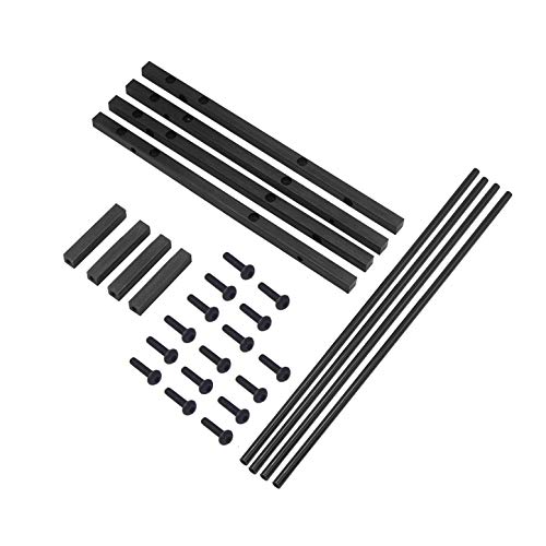 Share Goo Rc Car Metal Tire Rack Wheel Tyre Storage Shelf Compatible With Traxxas Trx-4 Axial Scx10 D90 Rc Crawler Car 1.9Inch 2.2Inch Wheel Rim (Black) #TOP1