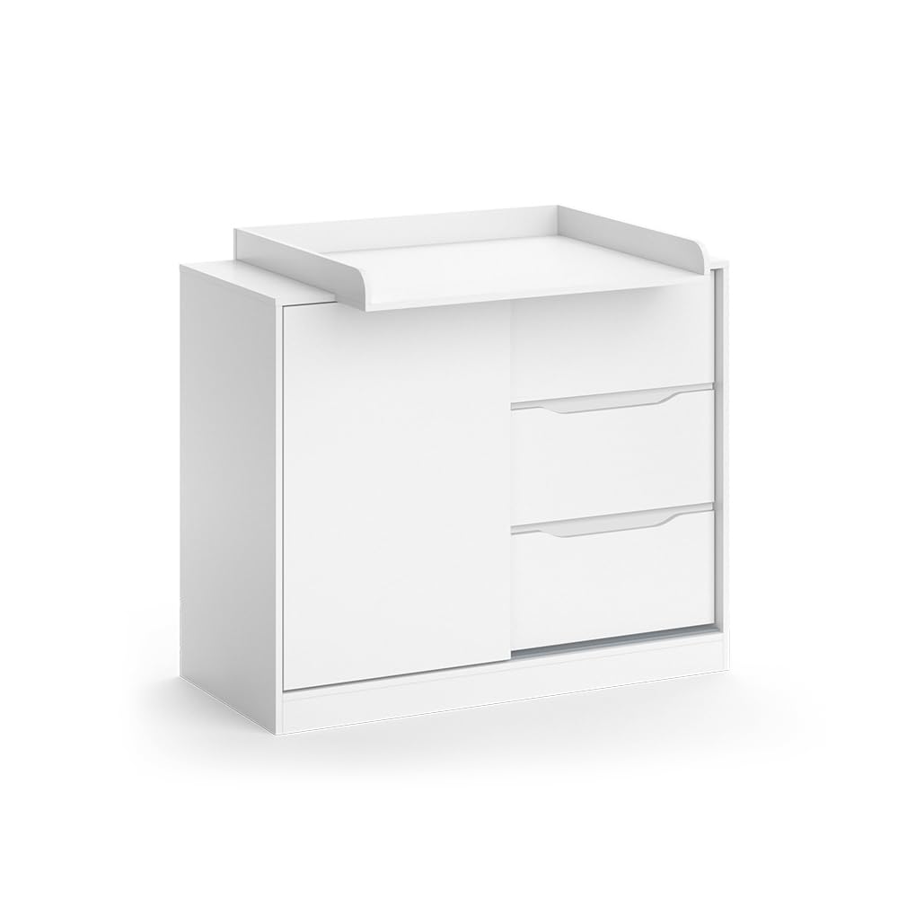 Vicco Commode à Langer Ruben, Blanc, 113x93cm