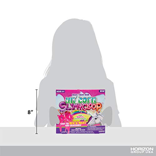 Slimygloop Make Your Own Unicorn Diy Slime Kit By Horizon Group Usa, Mix & Create Stretchy, Squishy, Gooey, Putty, Pink Magical Unicorn Slime- Unicorn 9.7 X 8.5 X 8.7 #TOP3