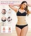 Nebility Waist Trainer for Women Tummy Control Shapewear Segmented Body Shaper Workout Girdle Cincher Postpartum Recovery Belt (X-Large, Beige)