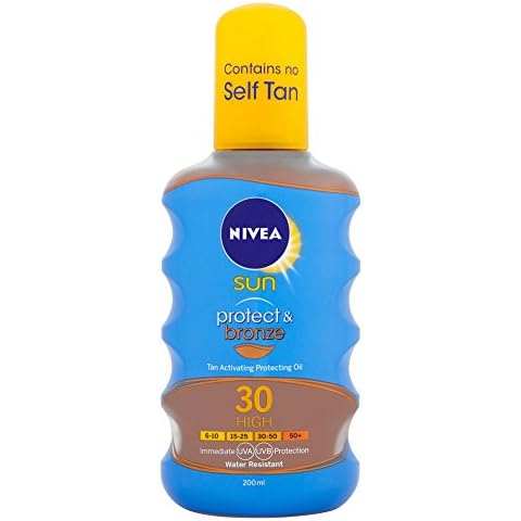 Nivea Sonne Zu Schützen Und Bronze Tan Aktivierungs Schutz Öl Spf 30 200Ml Cover
