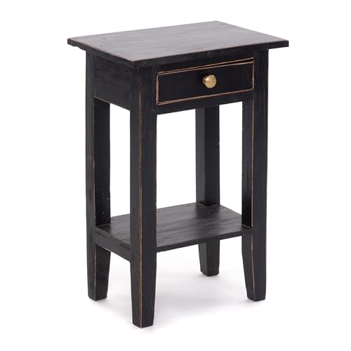 Bellissimo complemento d'arredo in stile coloniale vintage. Un tavolo con molte possibilità di utilizzo. Nel pratico cassetto e nei ripiani possono essere riposte molte cose. Il trattamento superficiale in look vintage è autentico e attuale. Può essere in stile shabby chic, vintage, classico rustico bianco o nero vudù. Il tavolino può essere perfettamente integrato nell'arredamento della casa di oggi.