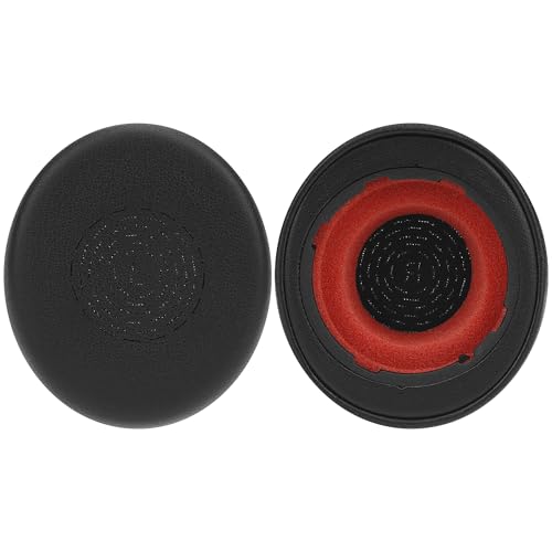 Almohadillas de repuesto Geekria para auriculares inalámbricos Jabra Evolve2 55/55MS/55UC/55USB, cojines para orejas (negro) miniatura 3