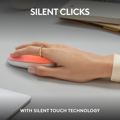 Logitech M340 Compact Ambidextrous Silent Wireless Mouse - Sheer Dream - image 5