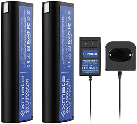 2-Pack 4000mAh 6V Ni-MH Battery For Paslode Cordless Tools - Replaces 404717, B20544E & More