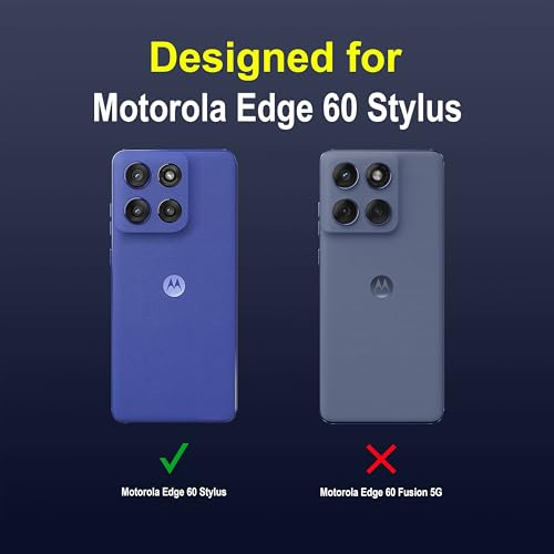 Image of Zapcase Back Case Cover for Motorola Edge 60 Stylus | Compatible for Motorola Edge 60 Stylus Back Cover | Liquid Silicon Magic Case with Camera Protection | Sapphire