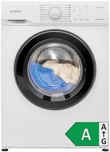 Bomann® Waschmaschine 6kg | max. 1000 U/Min. | 5 Jahre Motor-Gara...
