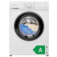 Bomann® Waschmaschine 6kg | max. 1000 U/Min. | 5 Jahre Motor-Garantie | bürstenloser DC-Motor: effizient, leise und langlebig | Temperatur bis zu 90°C | 16 Programme | Washing Machine | WA 7161
