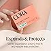 Cora Organic Cotton Non-Applicator Tampons Multipack (36 Regular, 36 Super Non-Applicator Tampons)