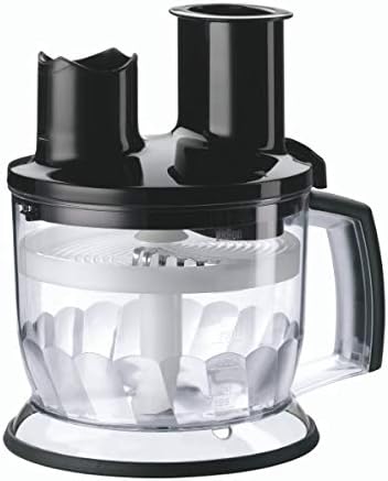 Braun MQ70 Accessorio Robot da Cucina All-in-One per Minipimer MQ3, MQ700,MQ5 con Sistema EasyClick, Lama per Affettare, per Sminuzzare, Julienne, per Tritare, capacità 1,5l,Nero - Immagine 2