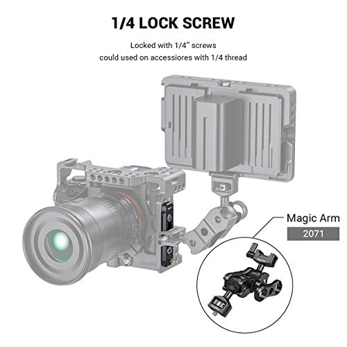 Image of SMALLRIG Universal Low-Profile Quick Release NATO Rail Safety Rail 70mm /2.8inches Long with 1 /4'' Screws for NATO Handle Camera Cage EVF Mount - BUN2483