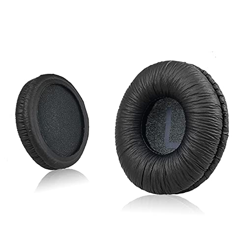 Krone Kalpasmos Sony Headphone Ear Pads, JBL Headphone Earpads Universal Headphone Replacement Ear Pads Cushions for JBL Tune 600bt/T500BT/T450BT, Sony MDR-ZX110/MDR-ZX330BT/V150/WH-CH500-70MM,(Black)