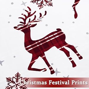 Christmas Duvet Cover King, Soft Brushed Microfiber Comforter Cover Sets, Reindeer Printed Holiday Theme Bedroom Decorative Bedding (King Size, Red Plaid Deer) Christmas Duvet Cover King Soft Brushed Microfiber Comforter Cover Sets Reindeer Printed Holiday Theme Bedroom Decorative Bedding King Size Red Plaid Deer