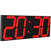 Amazon.com: CHKOSDA LED Large Digital Wall Clock, Oversize Wall