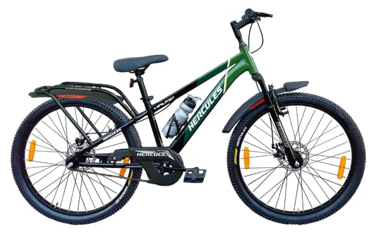 Hercules Havoc Cycle in 26t Wheel Size with Dual disc Brakes with Front Suspension Fork in Integrated Carrier in Sports Looks for Age Group 13+-image-21