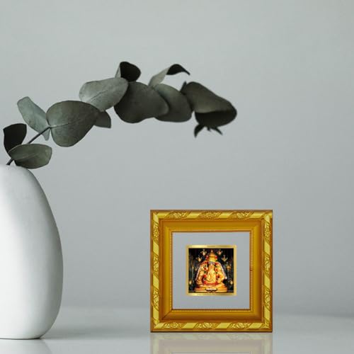 Image of Diviniti Baba Balak Nath Gold Plated Wall Photo Frame, Table Decor| DG Frame 103 Size 1A and 24K Gold Plated Foil| Religious Photo Frame Idol For Pooja, Gifts Items (10.8 CM X 10.8 CM)