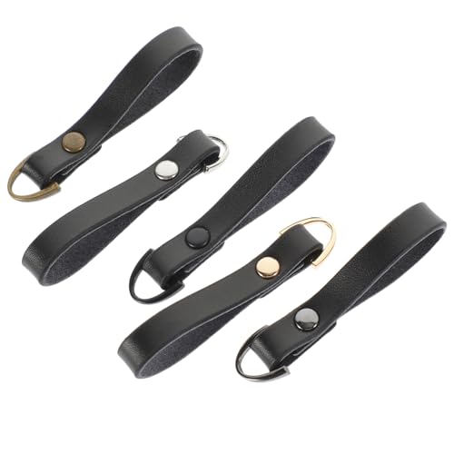 OSALADI 5pcs Zipper Head Hanger Sliders Zipper Pull Replacement Heavy Duty Pull Boot Puller for Boots Black Alloy