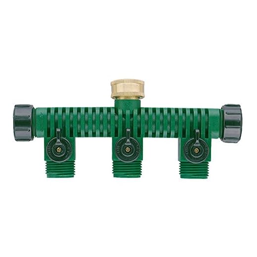 Orbit 62009 3-Way Plastic Hose Faucet Valve Manifold