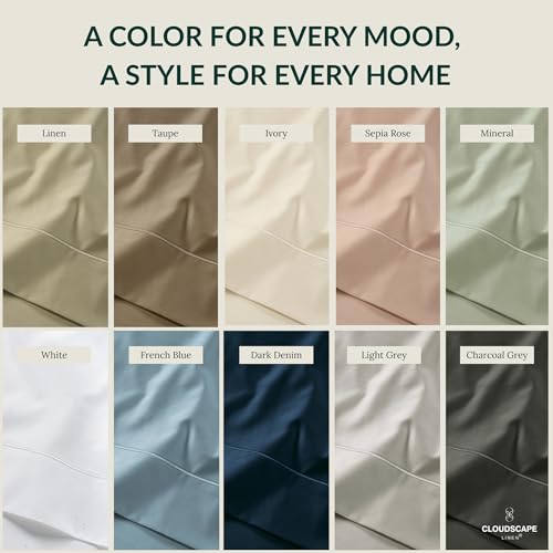 CLOUDSCAPE LINEN 100% Egyptian Cotton Luxury King Bed Sheet 400TC -White by CLOUDSCAPE LINEN - Used condition - Image 6