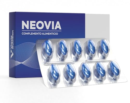 NEOVIA Fórmula altamente dosificada para hombres activos – Efecto inmediato – Booster natural para energía y resistencia – Extra fuerte con Ginseng, Citrulina, Arginina y Vitamina C