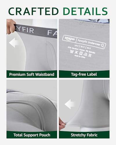 Men's Underwear Boxer Briefs Stretch Waistband for Soft Breathable Comfort in a Multipack (7 Pack)4