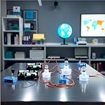 Small Bulb Lights Up Experiment Kit, Electrical Circuit Experiment Kit, Basic Physic Science Playset Educational Kit DIY Physics Experiment Model Kit Creative Educational Science Teaching Equipment