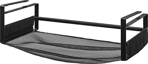 山崎実業(Yamazaki) 戸棚下 野菜収納 ネット ブラック 約W40XD21.5XH12cm (本体:フレーム部分) タワー tower 野菜 保存 野菜ストッカー 吊り戸棚 ベジタブルストッカー 5295