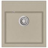 Color: Beige; Material: Granito; Dimensiones totales: 490 x 510 x 306 mm (largo x ancho x profundo)