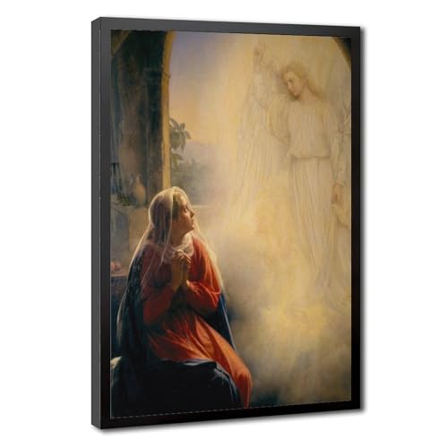 Impression sur toile sacrée Bloch The Annonciation pour bureau serein