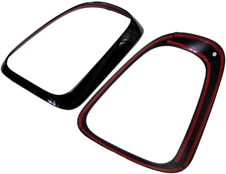 ATEX Glossy Black Tail Light Lamp Trim Cover Sticker(Painted) for 2017~2020 Up Mini Cooper F60 (Glossy Black)
