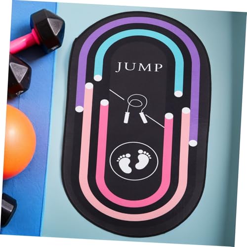 Jump Rope Mat 31.5x19in Alfombra Ovalada Amortiguadora para Ejercicio miniatura 7