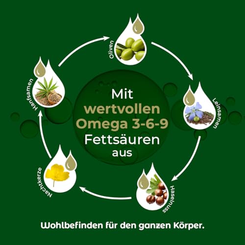 Aura vom Land Solara Vital 2x250ml Set – Exklusive Bio Omega 3-6-9 Öl-Mischung Kaltgepresst –Ausgewogenes Omega 3-6-9 Fettsäureprofil hochdosiert – Premium Speiseöl Vegan - Hergestellt in Bayern