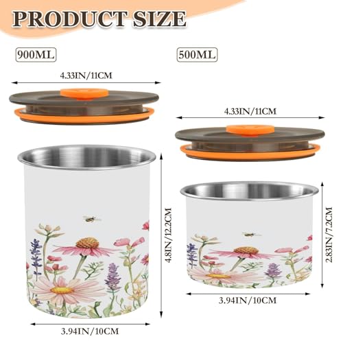 Contenedor para café de acero inoxidable hermético 17oz miniatura 3