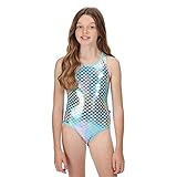Regatta Unisex Tanvi One Piece Swimsuit, Rainbow Ombre, 11 Years