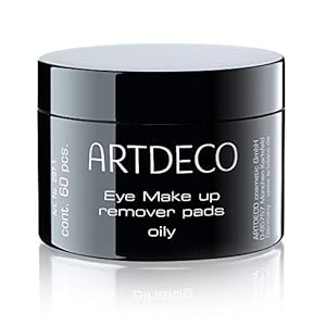 ARTDECO Oogmake-up remover pads – oogmake-up remover voor waterdichte make-up, olie – 1 x 60 stuks