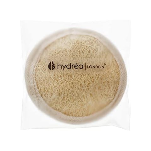 Cleansing & Exfoliating Loofah Facial Pad - Double Sided with Organic Egyptian Cotton Cover